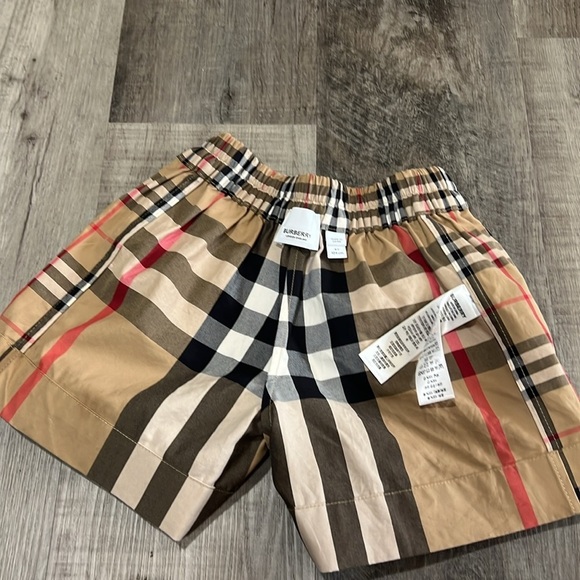 Burberry Vintage Patchwork Check girls shorts size 4 - Picture 8 of 15
